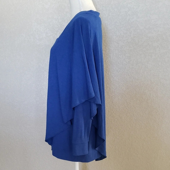 Soft surroundings Aprina Tunic size Medium color blue - Picture 5 of 9